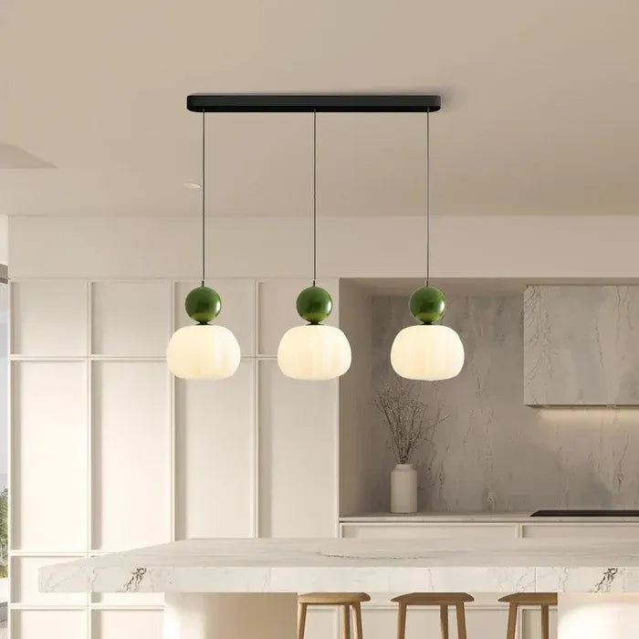 OrbaLux – Retro Bauhaus Pendant Light with Colour Accents