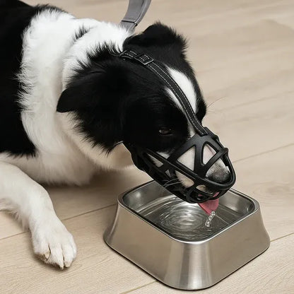 AeroGuard – Breathable Adjustable Dog Muzzle