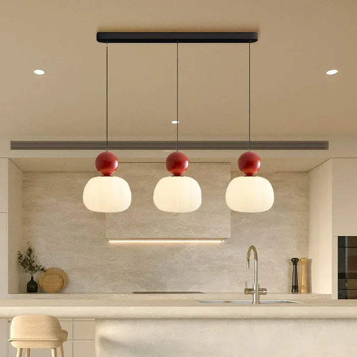 OrbaLux – Retro Bauhaus Pendant Light with Colour Accents