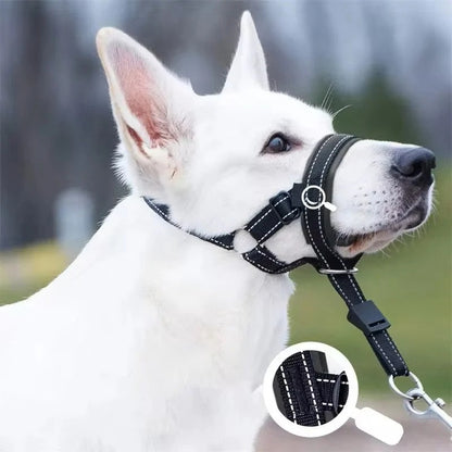 NexMuzzle – Adjustable Reflective Nylon Dog Muzzle