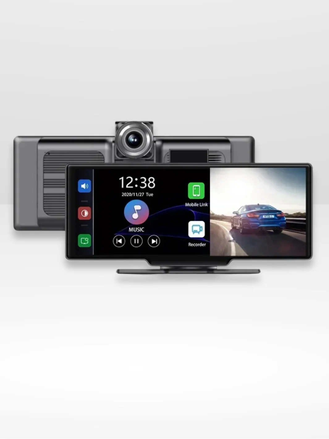 Veltrix – Wireless CarPlay Display with 4K Dash Camera