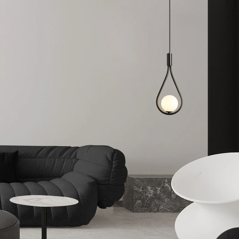 LumiOrbe – Modern LED Pendant Light with Teardrop Design
