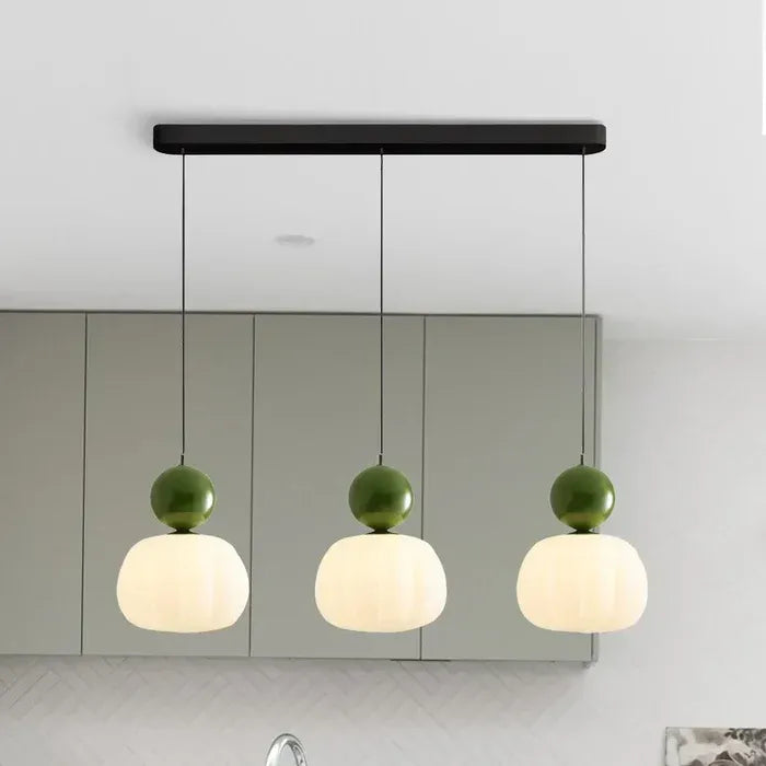 OrbaLux – Retro Bauhaus Pendant Light with Colour Accents