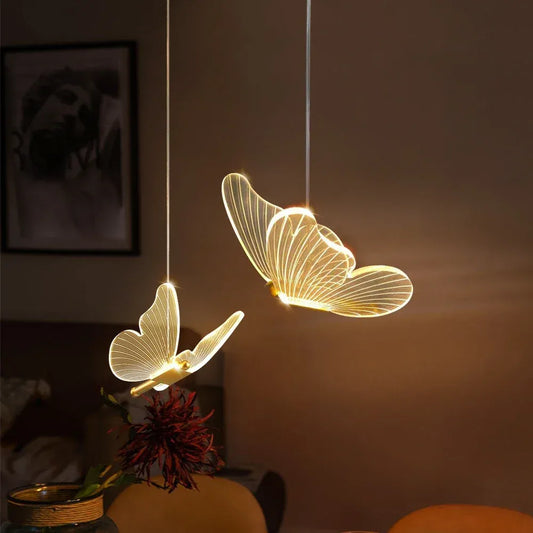 LumiFly – Elegant LED Butterfly Pendant Light