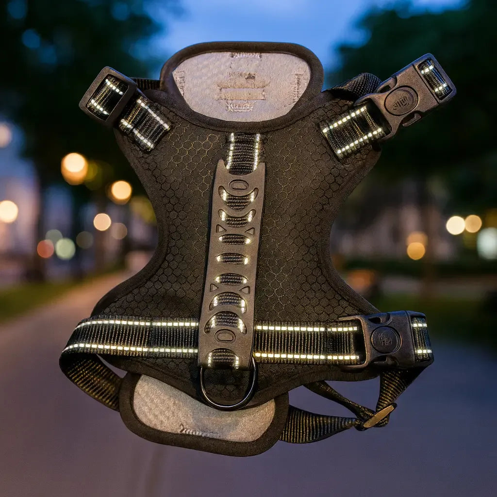 LumoCore – Reflective No-Pull Dog Harness with Control Handle