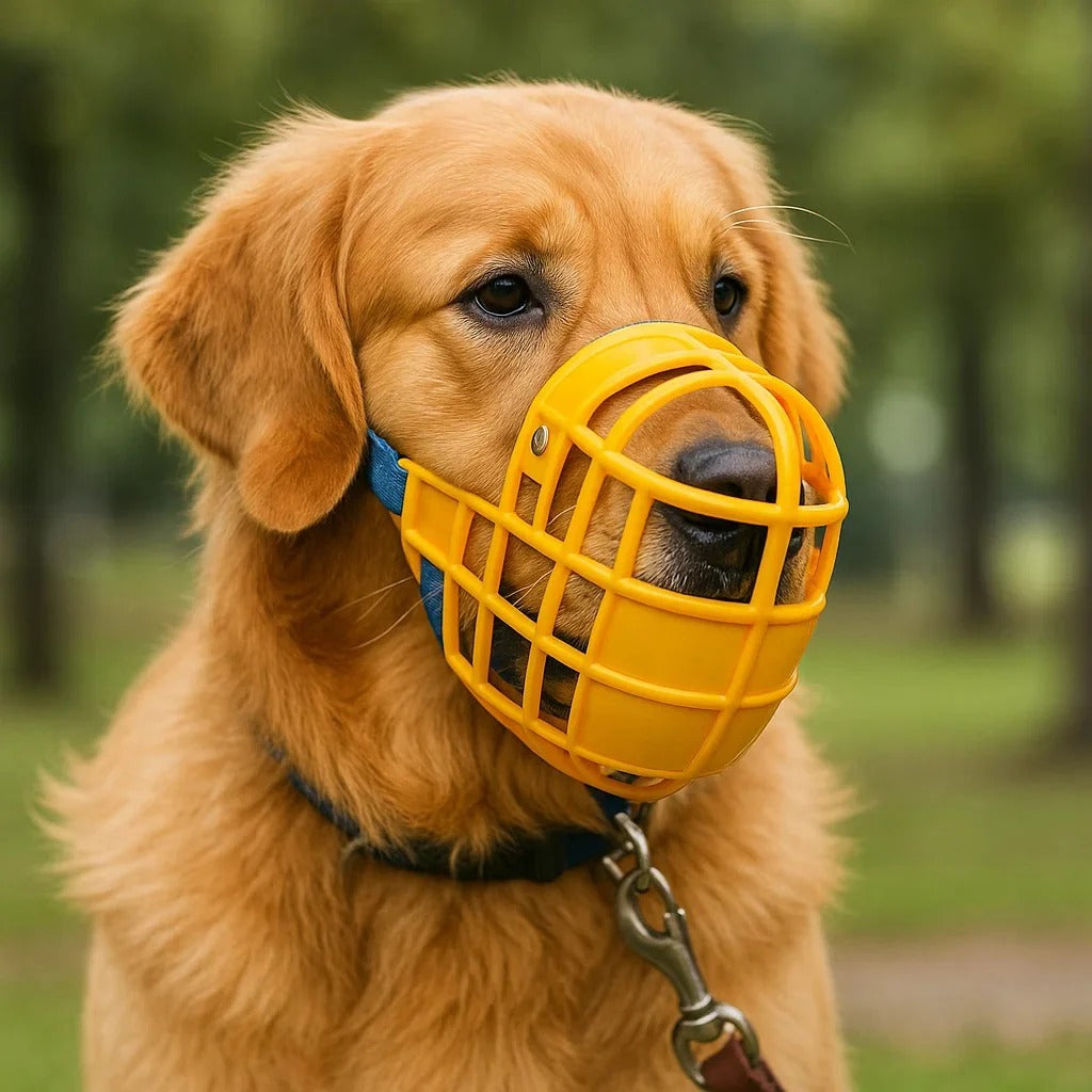 VentiGuard – Breathable Plastic Basket Dog Muzzle