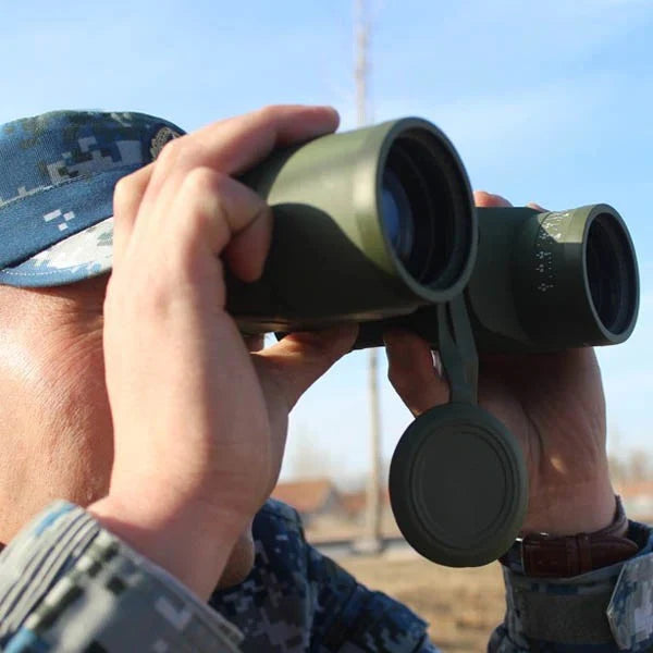 10×50 Military Marine Binoculars with Rangefinder & Compass - Bricodil BCD4721