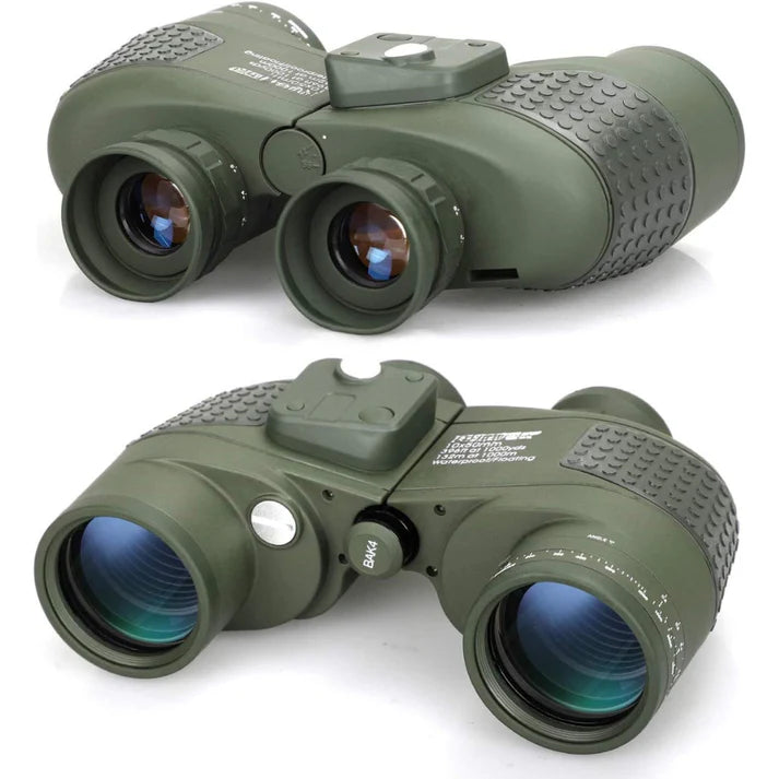 10×50 Military Marine Binoculars with Rangefinder & Compass - Bricodil BCD4721