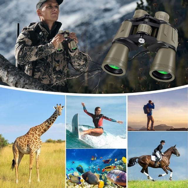 HawkSight – HD 20x50 FMC Binoculars with Low-Light Night Vision v2