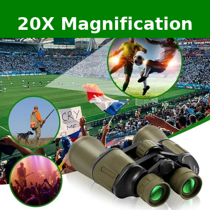 HawkSight – HD 20x50 FMC Binoculars with Low-Light Night Vision v2