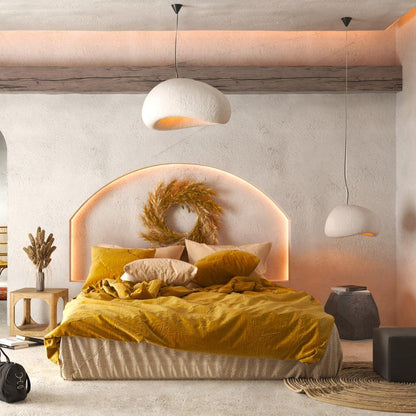 Lunara – Modern Sculptural Cloud Pendant Lamp in Resin