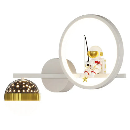 StarryMoon – Children’s LED Wall Lamp with Star & Moon Design