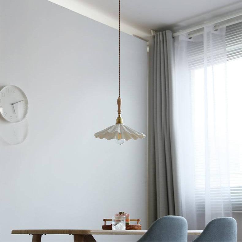 LumiDome – Modern Glass Pendant Light with LED Ceiling Design