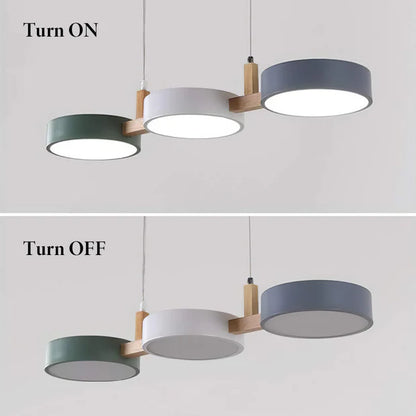 Nordura – Scandinavian Wooden & Metal LED Pendant Light