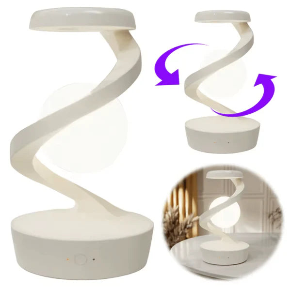 LUMINOYA – Levitating Moon Lamp with Gesture Control & Wireless Charging