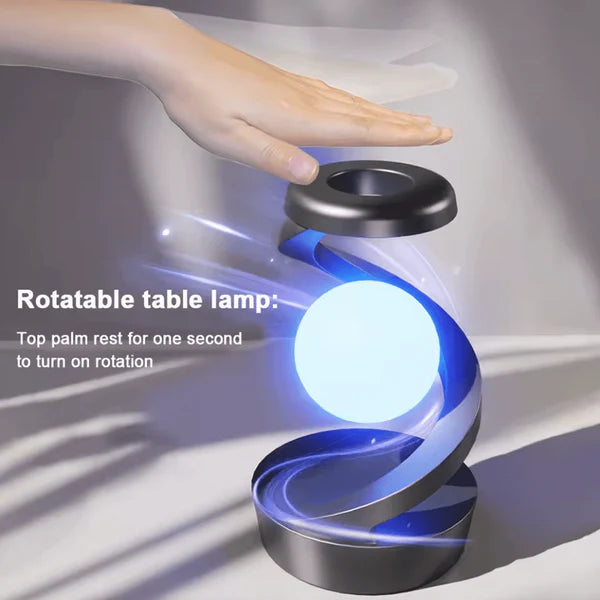 LUMINOYA – Levitating Moon Lamp with Gesture Control & Wireless Charging