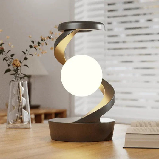 LUMINOYA – Levitating Moon Lamp with Gesture Control & Wireless Charging