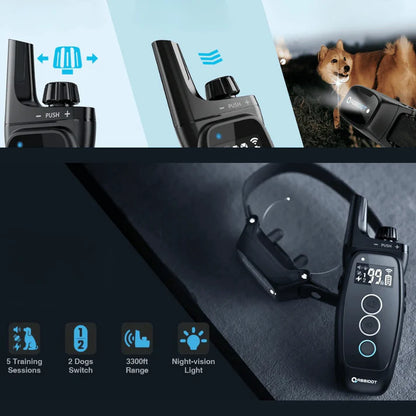 NovaTrain – Long Range Dog Training Collar with LCD Remote
