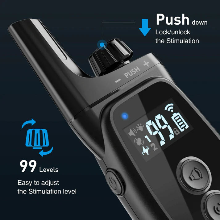 NovaTrain – Long Range Dog Training Collar with LCD Remote