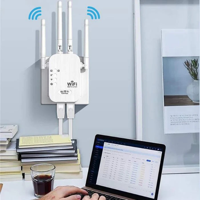 NetVibe – Dual-Band 5G WiFi Range Extender 1200Mbps