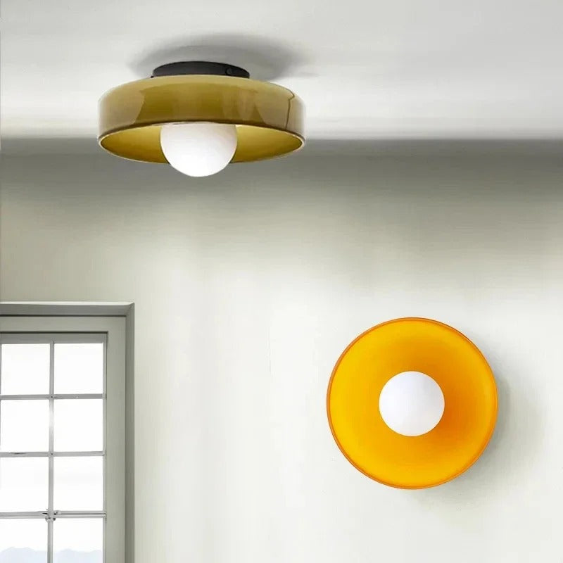 LumaDome – Modern Glass Ceiling Light with Minimalist Design