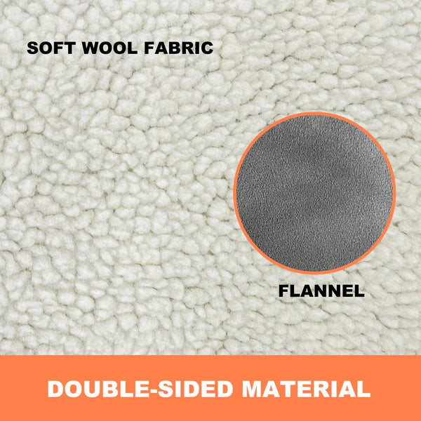 WarmEase – USB Heated Sherpa Seat Cushion for Chair & Sofa