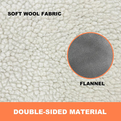 WarmEase – USB Heated Sherpa Seat Cushion for Chair & Sofa