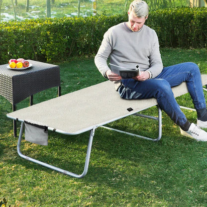 WarmEase – USB Heated Sherpa Seat Cushion for Chair & Sofa