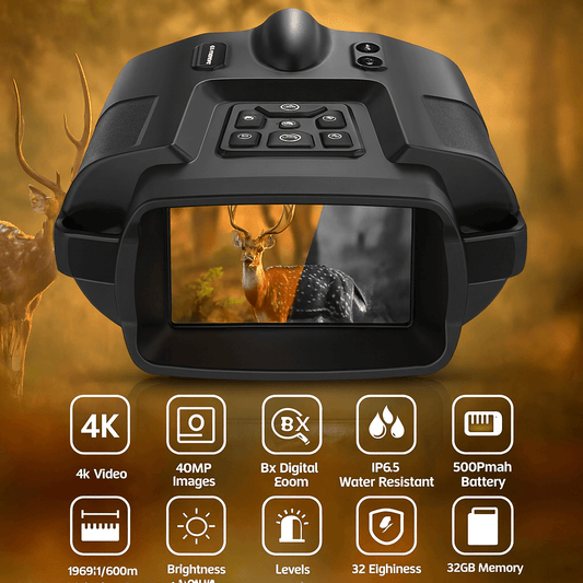 4K Night Vision Binoculars – 8X Zoom, 600 m Range – Bricodil BCD4729
