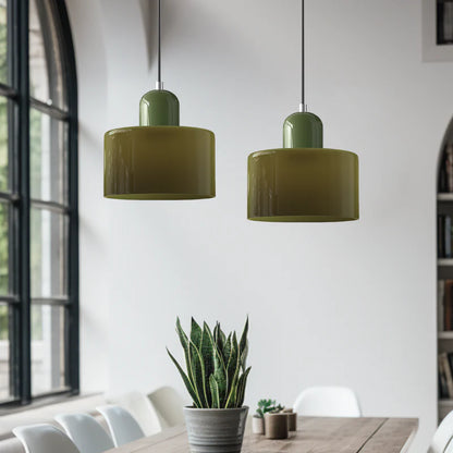 Liora – Retro Bauhaus Glass Pendant Light