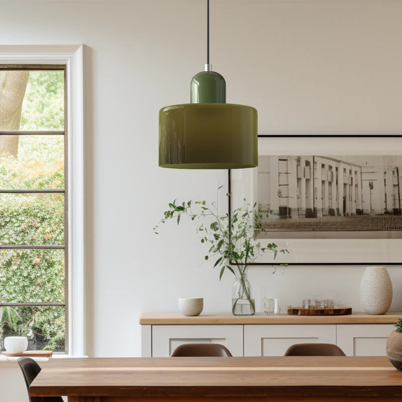 Liora – Retro Bauhaus Glass Pendant Light