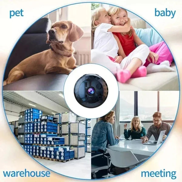 OPTIGUARD – Smart Mini Security Camera with WiFi & Night Vision + FREE 64GB MicroSD