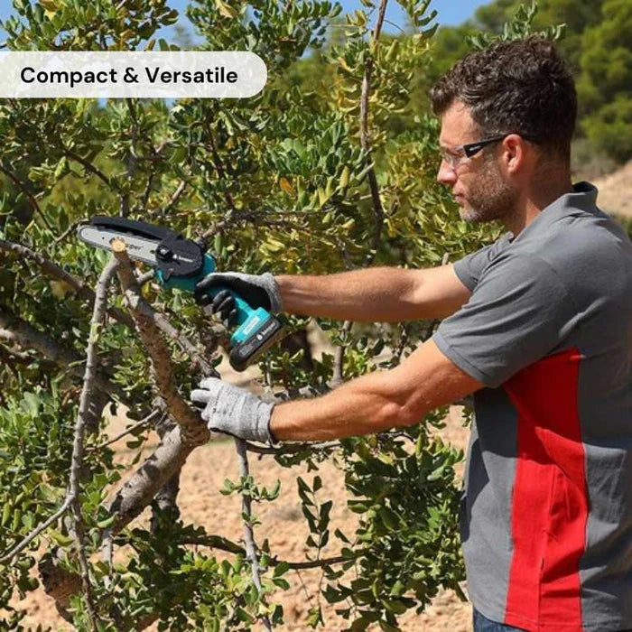 SharpEdge – 6" Mini Cordless Electric Chainsaw