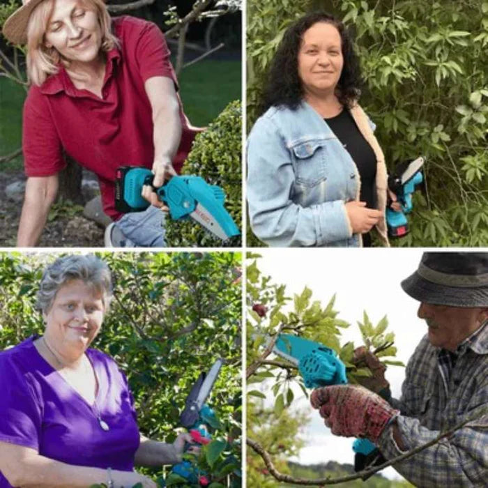 SharpEdge – 6" Mini Cordless Electric Chainsaw