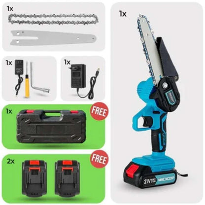 SharpEdge – 6" Mini Cordless Electric Chainsaw