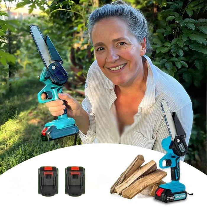 SharpEdge – 6" Mini Cordless Electric Chainsaw