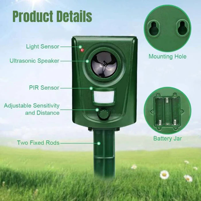 SonicGuard – Smart Ultrasonic Cat Repeller