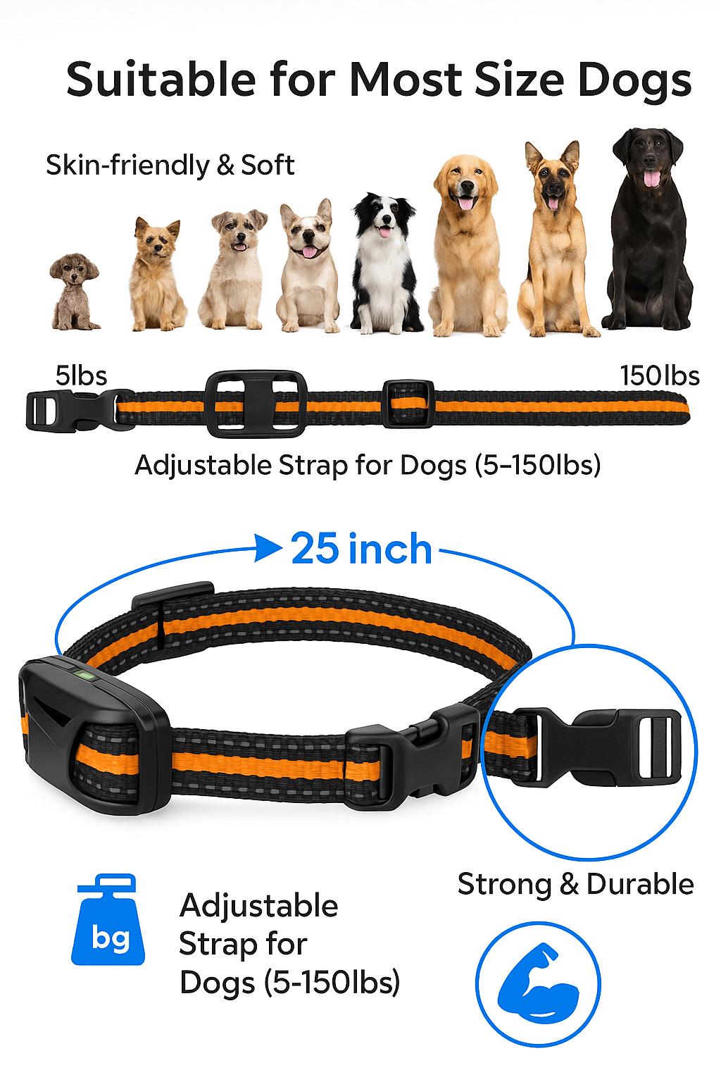 Bricodil Advanced Dog Training Collar – 2600m Remote | BCD7285
