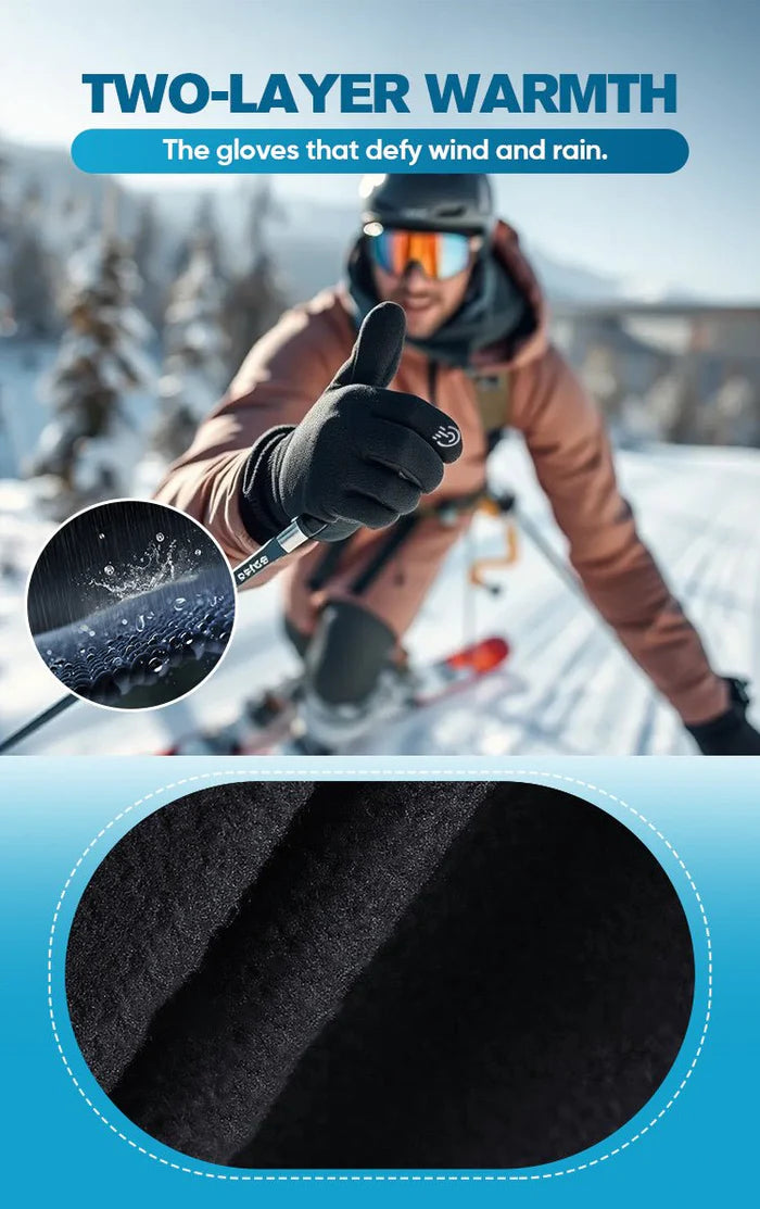 FrostGrip – Thermal Waterproof Cycling Gloves