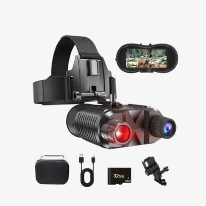 4K Night Vision Goggles 8X Head Mount 800m range – Bricodil BCD4729