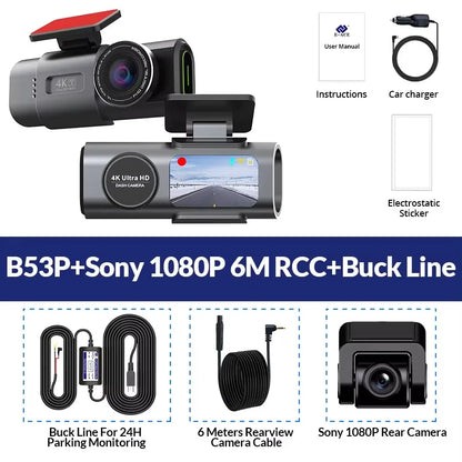 Bricodil – 4K GPS WiFi Car Dash Cam