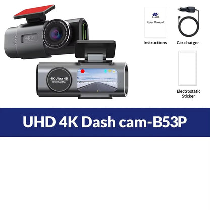 Bricodil – 4K GPS WiFi Car Dash Cam