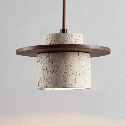 Travia – Modern Travertine Pendant Light